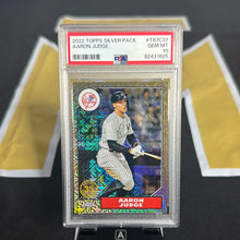 Load image into Gallery viewer, 2022 Topps Silver Pack Aaron Judge #T87C37 PSA 10

