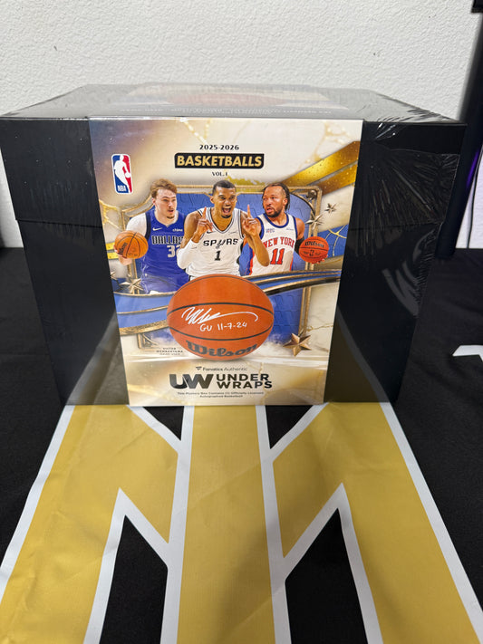 2025-26 Under Wraps Autographed Basketballs Vol. I Single Mystery Box