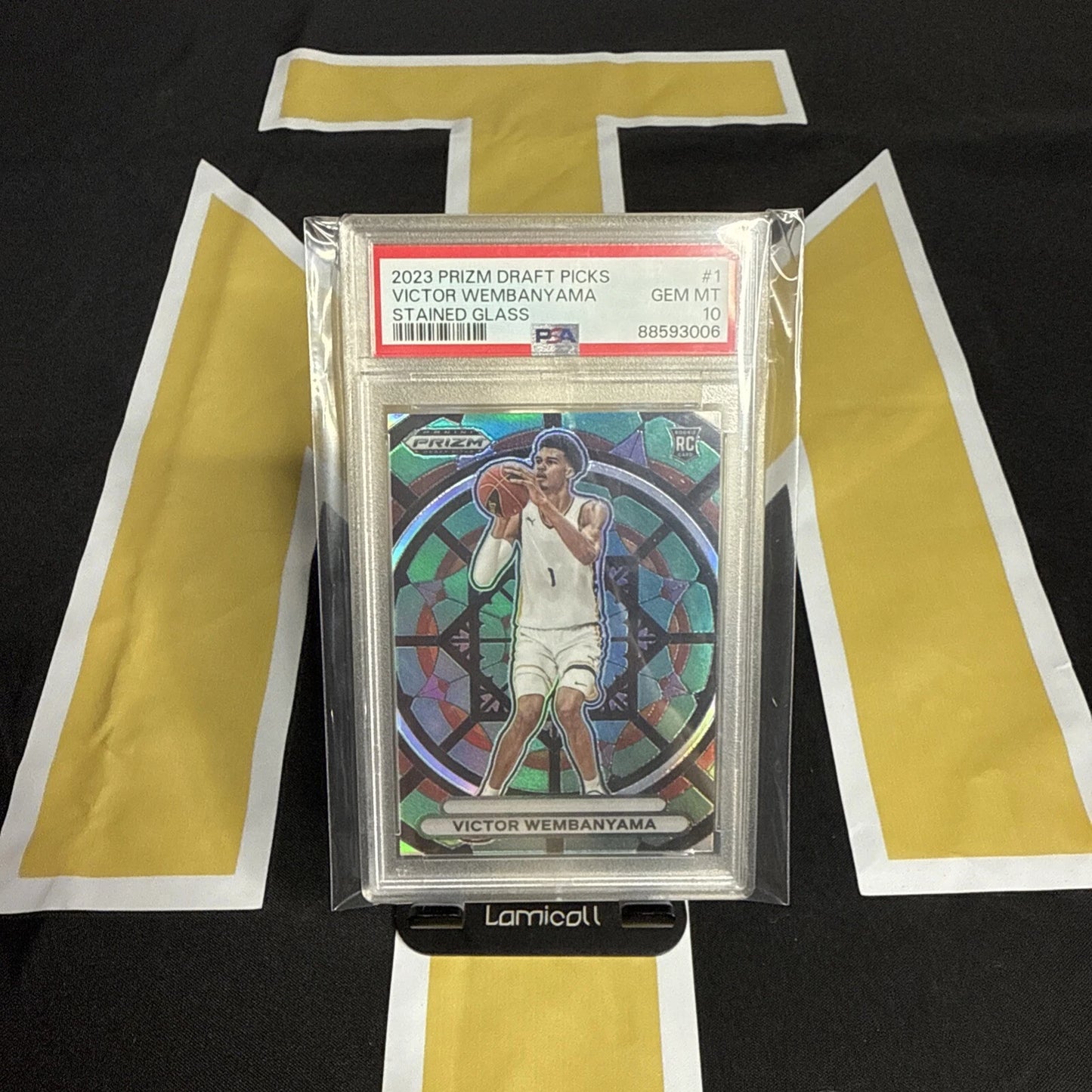 2023 Prizm Victor Wembanyama Stained Glass Rookie PSA 10