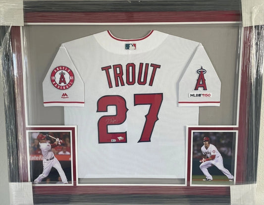 Mike Trout signed MLB 150 Authentic Angels Jersey (Fanatics & MLB COA)
