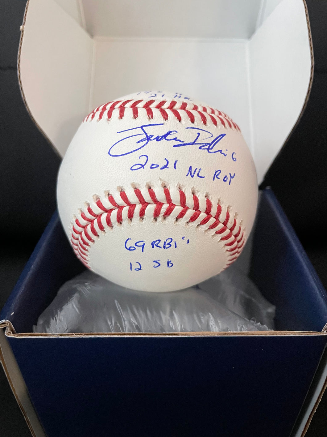 Jonathan India Cincinnati Reds Autographed Baseball w/ Inscriptions LE 1/6