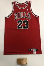 Load image into Gallery viewer, Michael Jordan Signed Bulls Limited Edition Jersey with Final Game Floor Piece (UDA COA)

